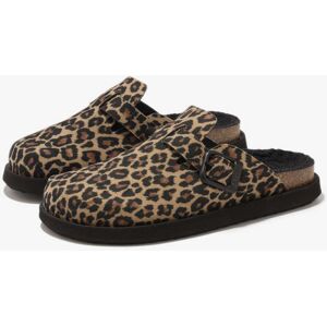 Zuecos de Invierno Animal Print Mujer con Pelo D.Franklin - Vibe Clog Leopard - Forro Interior Borreguito para el Frío female 37 Zuecos de Invierno Animal Print Mujer con Pelo D.Franklin - Vibe Clog Leopard - Forro Interior Borreguito para el Frío female 37
