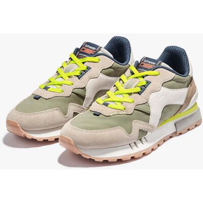 Zapatillas Urbanas Hombre - D.Franklin - Vibla Khaki / Lime - Sneakers Deportivas y Casual - Rebajas y Descuentos male 43 Zapatillas Urbanas Hombre - D.Franklin - Vibla Khaki / Lime - Sneakers Deportivas y Casual - Rebajas y Descuentos male 43