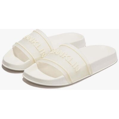 D.Franklin - Sandalias de playa - Venice Slide Off White - Rebajas y Descuentos - Color White - Chanclas Cómodas de Verano unisex 43 D.Franklin - Sandalias de playa - Venice Slide Off White - Rebajas y Descuentos - Color White - Chanclas Cómodas de Verano unisex 43