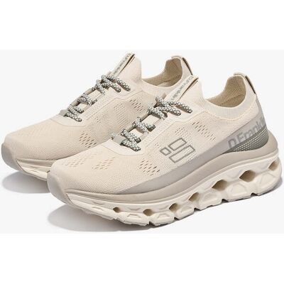 Zapatillas Caminar Hombre y Mujer D.Franklin - Aero Warm Beige - Sneakers Unisex de Viaje - Rebajas y Descuentos - Amortiguación unisex 42 Zapatillas Caminar Hombre y Mujer D.Franklin - Aero Warm Beige - Sneakers Unisex de Viaje - Rebajas y Descuentos - Amortiguación unisex 42