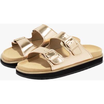 D.Franklin Sandalias Casual de Verano Nordic Sandal Buckle Gold - Rebajas y Descuentos female 37 D.Franklin Sandalias Casual de Verano Nordic Sandal Buckle Gold - Rebajas y Descuentos female 37