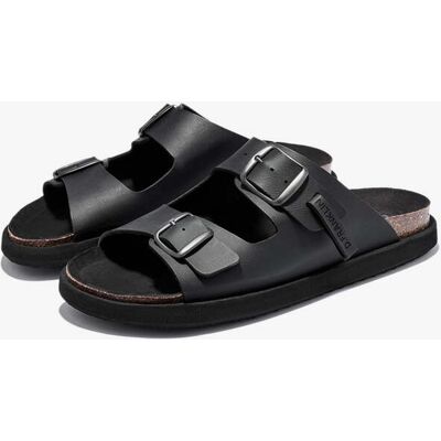 Sandalias de Piel Cómodas D.Franklin - Vibe Sandals Buckle Champion Black - Hechas en España male 44 Sandalias de Piel Cómodas D.Franklin - Vibe Sandals Buckle Champion Black - Hechas en España male 44