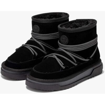 Botas de Piel de Serraje Mujer D.Franklin - Atlas Cord Black - Rebajas y Descuentos - Calzado Casual de Invierno female 39 Botas de Piel de Serraje Mujer D.Franklin - Atlas Cord Black - Rebajas y Descuentos - Calzado Casual de Invierno female 39