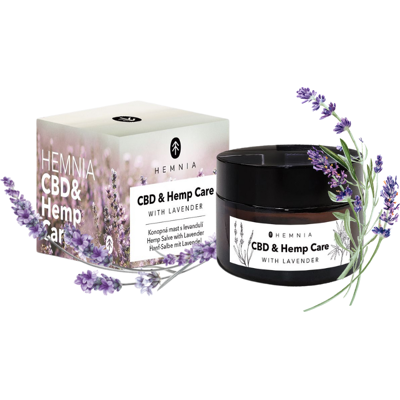 Hemnia CBD & Hemp Care - ungüento universal de cáñamo con lavanda, 250 mg de CBD, 50 ml Hemnia CBD & Hemp Care - ungüento universal de cáñamo con lavanda, 250 mg de CBD, 50 ml