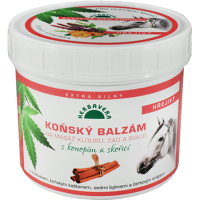 Herbavera Cáñamo Canela Capsaicina Bálsamo para Caballos - Relajante Muscular Herbavera Cáñamo Canela Capsaicina Bálsamo para Caballos - Relajante Muscular