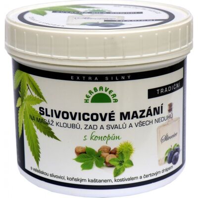 Lubricante Herbavera Slivovitz - Cannabis, Músculos, Espalda Lubricante Herbavera Slivovitz - Cannabis, Músculos, Espalda