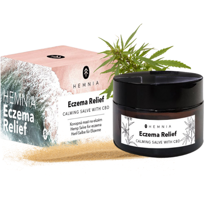 Hemnia Eczema Relief - Ungüento de cáñamo universal para el eccema, 250 mg de CBD, 50 ml Hemnia Eczema Relief - Ungüento de cáñamo universal para el eccema, 250 mg de CBD, 50 ml