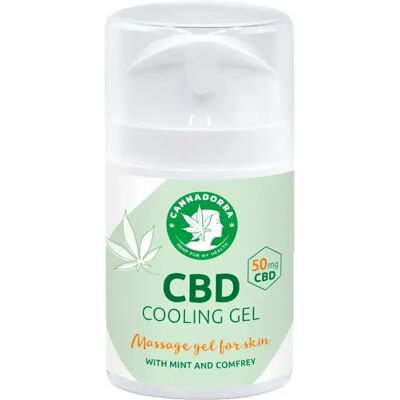 Gel refrescante Cannadorra CBD, 50 mg de CBD, 50 g Gel refrescante Cannadorra CBD, 50 mg de CBD, 50 g