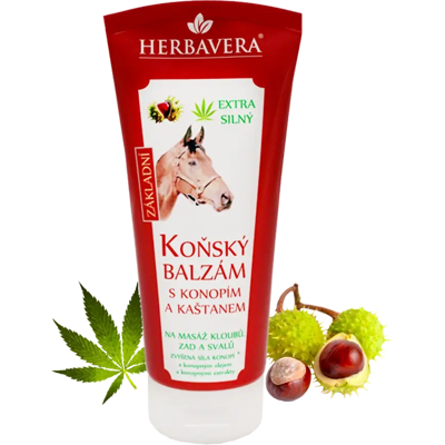 Herbavera Bálsamo de caballo con cáñamo, 200 ml Herbavera Bálsamo de caballo con cáñamo, 200 ml