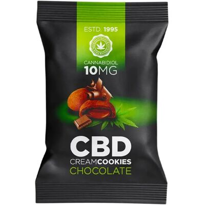 Multitrance Galletas de crema CBD - Chocolate, 17 g Multitrance Galletas de crema CBD - Chocolate, 17 g