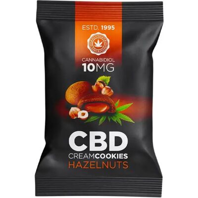 Multitrance Galletas de crema CBD - Avellana, 17 g Multitrance Galletas de crema CBD - Avellana, 17 g