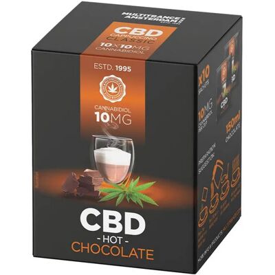 Multitrance Chocolate caliente instantáneo con CBD (10 x 14 g) Multitrance Chocolate caliente instantáneo con CBD (10 x 14 g)