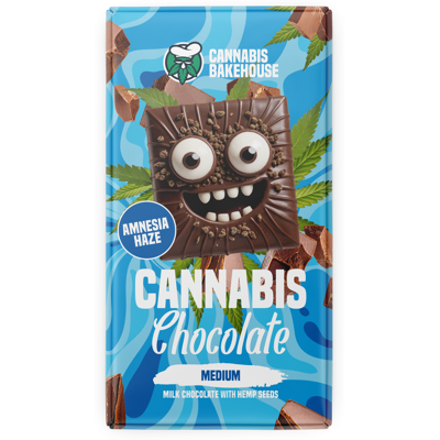 Cannabis Bakehouse Amnesia Haze Barra de Chocolate con Leche - Chocolate Bar Cannabis Bakehouse Amnesia Haze Barra de Chocolate con Leche - Chocolate Bar