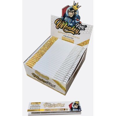 Monkey King Papel de liar ultrafino sin blanquear Expert Stoners KS Slim Monkey King Papel de liar ultrafino sin blanquear Expert Stoners KS Slim