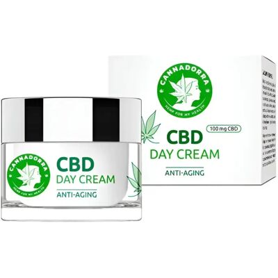 Cannadorra Crema de día CBD, 100 mg de CBD, 50 ml Cannadorra Crema de día CBD, 100 mg de CBD, 50 ml