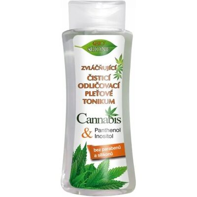 Bione Tónico facial desmaquillante calmante y regenerador con cannabis, 255 ml Bione Tónico facial desmaquillante calmante y regenerador con cannabis, 255 ml