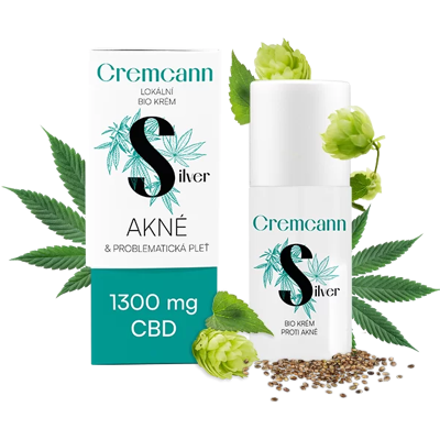 Annabis Crema Cremcann Silver local BIO para pieles problemáticas, 1300 mg CBD, 30 ml Annabis Crema Cremcann Silver local BIO para pieles problemáticas, 1300 mg CBD, 30 ml