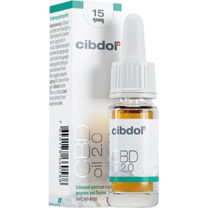 Aceite de CBD 2.0 de Cibdol - 1500 mg, 15 %, 10 ml Aceite de CBD 2.0 de Cibdol - 1500 mg, 15 %, 10 ml