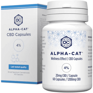 Cápsulas de CBD Alpha-Cat 1200 mg - Suplemento Dietético Cápsulas de CBD Alpha-Cat 1200 mg - Suplemento Dietético