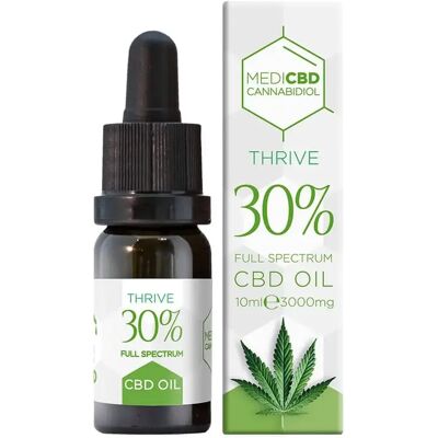 Multitrance MediCBD Aceite de CBD Thrive, 30 % CBD, 3000 mg, 10 ml Multitrance MediCBD Aceite de CBD Thrive, 30 % CBD, 3000 mg, 10 ml