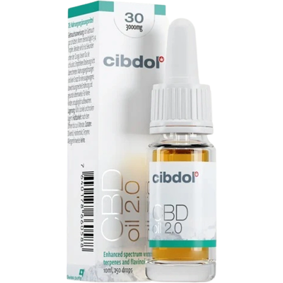 Aceite de CBD Cibdol 2.0 - 3000 mg - 30% - 250 gotas Aceite de CBD Cibdol 2.0 - 3000 mg - 30% - 250 gotas