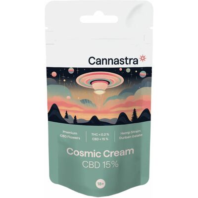 Cannastra Flores de CBD Cosmic Cream Durban Gelato - CBD 15% - 1g-100g Cannastra Flores de CBD Cosmic Cream Durban Gelato - CBD 15% - 1g-100g