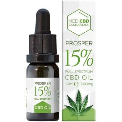 Multitrance MediCBD Aceite de CBD Prosper, 15 % CBD, 1500 mg, 10 ml Multitrance MediCBD Aceite de CBD Prosper, 15 % CBD, 1500 mg, 10 ml