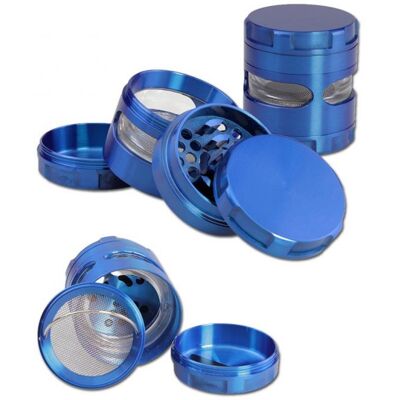 Near Dark Amoladora de metal de 4 piezas azul, 56x63 mm Near Dark Amoladora de metal de 4 piezas azul, 56x63 mm