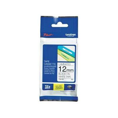 Brother TZEN231 cinta para impresora de etiquetas Negro sobre blanco TZ Brother TZEN231 cinta para impresora de etiquetas Negro sobre blanco TZ