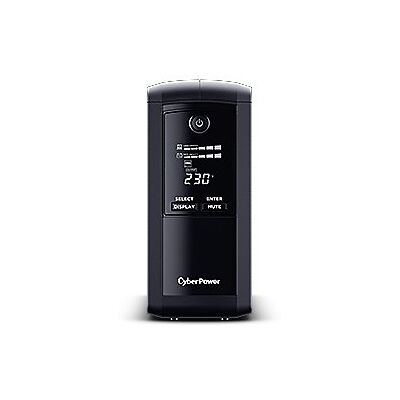 CyberPower VP1000ELCD - UPS - Línea interactiva 1000 VA 550 W 3 salidas AC CyberPower VP1000ELCD - UPS - Línea interactiva 1000 VA 550 W 3 salidas AC