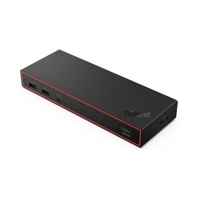 Lenovo ThinkPad USB4 Smart Dock 5500 Alámbrico Negro Lenovo ThinkPad USB4 Smart Dock 5500 Alámbrico Negro