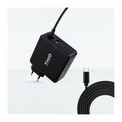 TooQ TQLC-USBC65PD adaptador e inversor de corriente Interior 65 W Negro TooQ TQLC-USBC65PD adaptador e inversor de corriente Interior 65 W Negro
