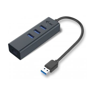 i-tec Metal Concentrador HUB USB 3.0 Metal, USB 3.0 (3.1 Gen 1) Type-A, RJ-45,USB 3.0 (3.1 Gen 1) Ty i-tec Metal Concentrador HUB USB 3.0 Metal, USB 3.0 (3.1 Gen 1) Type-A, RJ-45,USB 3.0 (3.1 Gen 1) Ty
