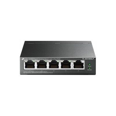 Tp-Link TL-SG1005LP - No administrado Gigabit Ethernet (10/100/1000) Negro - PoE Tp-Link TL-SG1005LP - No administrado Gigabit Ethernet (10/100/1000) Negro - PoE