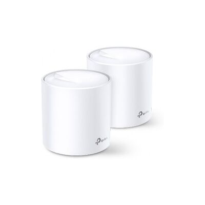 Tp-Link Deco X20 (2-pack) - Doble banda (2,4 GHz / 5 GHz) - Gigabit Ethernet - Blanco Tp-Link Deco X20 (2-pack) - Doble banda (2,4 GHz / 5 GHz) - Gigabit Ethernet - Blanco