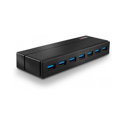 Lindy 43228 hub de interfaz USB 3.2 Gen 1 (3.1 Gen 1) Type-A 5000 Mbit/s - Negro Lindy 43228 hub de interfaz USB 3.2 Gen 1 (3.1 Gen 1) Type-A 5000 Mbit/s - Negro