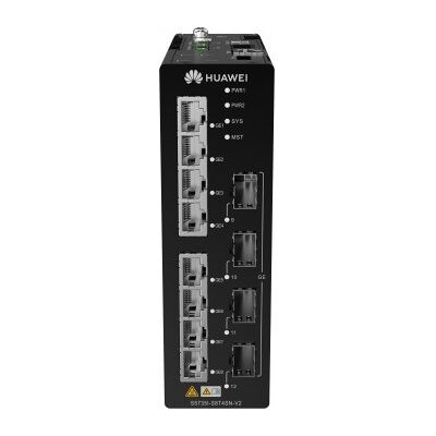 Huawei CloudEngine S5735I-S8T4SN-V2 Gestionado Gigabit Ethernet (10/100/1000) Negro Huawei CloudEngine S5735I-S8T4SN-V2 Gestionado Gigabit Ethernet (10/100/1000) Negro