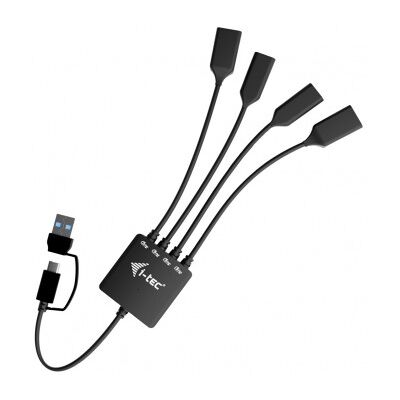 i-tec USB-C/USB-A Cable HUB 4 port (2x USB-C, 2x USB-A) i-tec USB-C/USB-A Cable HUB 4 port (2x USB-C, 2x USB-A)