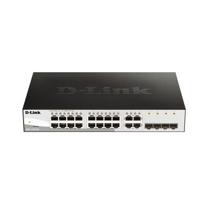 D-Link DGS-1210-20 Gestionado L2 Gigabit Ethernet (10/100/1000) 1U Negro D-Link DGS-1210-20 Gestionado L2 Gigabit Ethernet (10/100/1000) 1U Negro