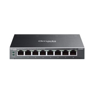 TP-Link Omada ES208GP switch Gestionado L2 Gigabit Ethernet (10/100/1000) Energía sobre Ethernet (Po TP-Link Omada ES208GP switch Gestionado L2 Gigabit Ethernet (10/100/1000) Energía sobre Ethernet (Po