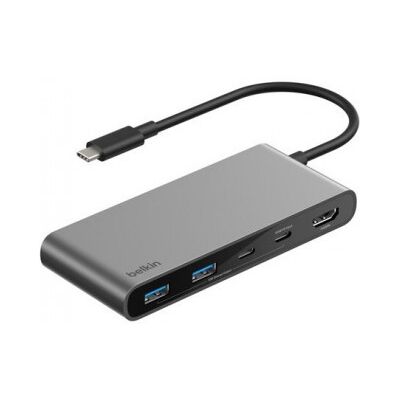 Belkin Connect USB Tipo C 5000 Mbit/s Gris Belkin Connect USB Tipo C 5000 Mbit/s Gris