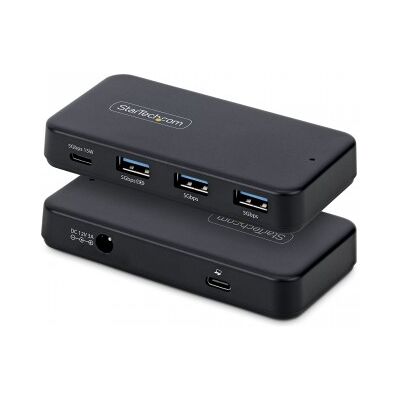StarTech.com Hub USB-C y Tipo A de 4 Puertos - Ladrón USB de 5Gbps - Autoalimentado - Con Cable Host StarTech.com Hub USB-C y Tipo A de 4 Puertos - Ladrón USB de 5Gbps - Autoalimentado - Con Cable Host