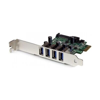 StarTech.com Tarjeta Adaptador PCI Express PCI-E USB 3.0 con UASP de 4 Puertos - Alimentación SATA, StarTech.com Tarjeta Adaptador PCI Express PCI-E USB 3.0 con UASP de 4 Puertos - Alimentación SATA,