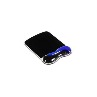 Kensington Duo Gel Mouse Wristrest Wave - Alfombrilla de ratón con apoyamuñecas - negro, azul 62401 Kensington Duo Gel Mouse Wristrest Wave - Alfombrilla de ratón con apoyamuñecas - negro, azul 62401