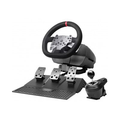 Mars Gaming MWHRSX mando y volante Negro Volante + Pedales Analógico/Digital Android, PC, PlayStatio Mars Gaming MWHRSX mando y volante Negro Volante + Pedales Analógico/Digital Android, PC, PlayStatio