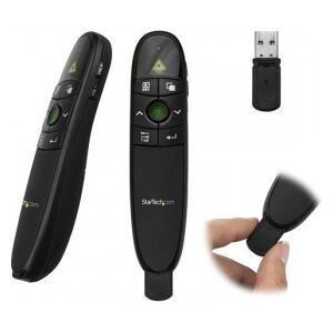 StarTech.com Mando a Distancia para Presentaciones Inalámbrico con Puntero Láser Verde - 27m StarTech.com Mando a Distancia para Presentaciones Inalámbrico con Puntero Láser Verde - 27m