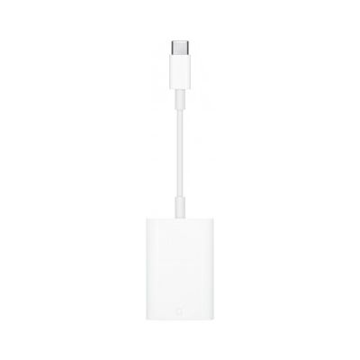 Lector de tarjetas SD Apple a USB-C Blanco Lector de tarjetas SD Apple a USB-C Blanco