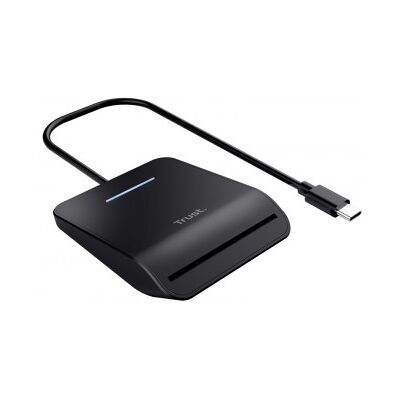 Trust Primo lector de tarjeta inteligente Interior USB USB Tipo C Negro Trust Primo lector de tarjeta inteligente Interior USB USB Tipo C Negro