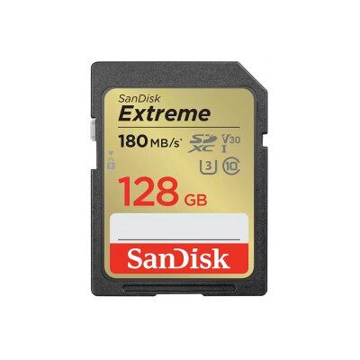 SanDisk Extreme 128GB SDXC Class 3 (U3) - Clase 10 SanDisk Extreme 128GB SDXC Class 3 (U3) - Clase 10