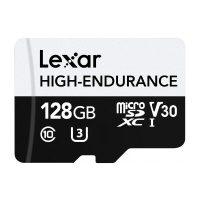 Lexar High-Endurance 128 GB MicroSDXC UHS-I Clase 10 Lexar High-Endurance 128 GB MicroSDXC UHS-I Clase 10